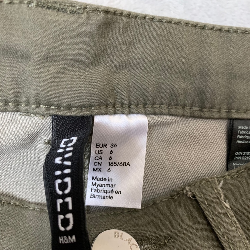 Olive green h&m pants